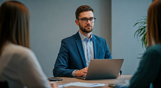 alt_text: Pracownicy obsługi klienta podczas dynamicznego szkolenia, zaangażowani w dyskusję i naukę.